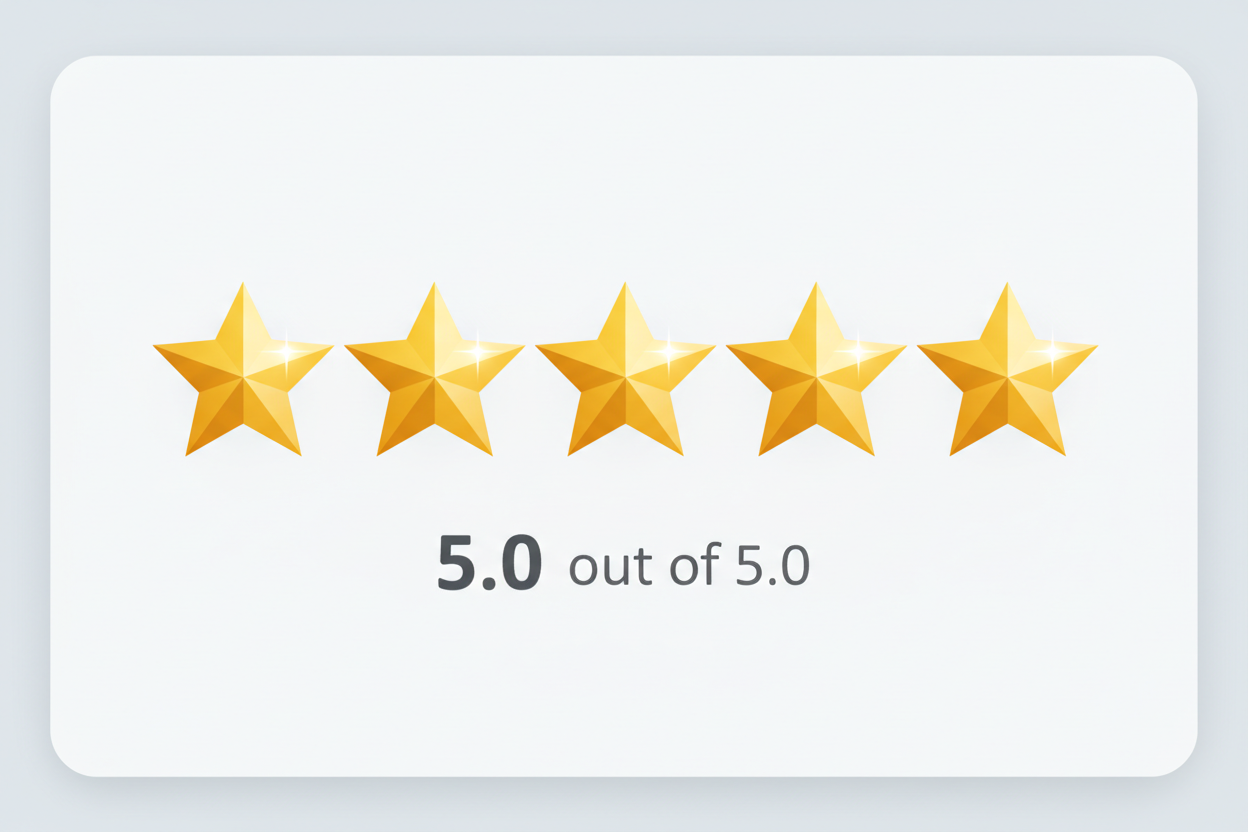 5 star rating